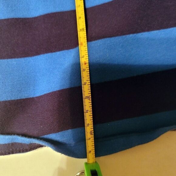 A New Day short sleeved Blue Black stripped dress | Size M - Picture 6 of 7